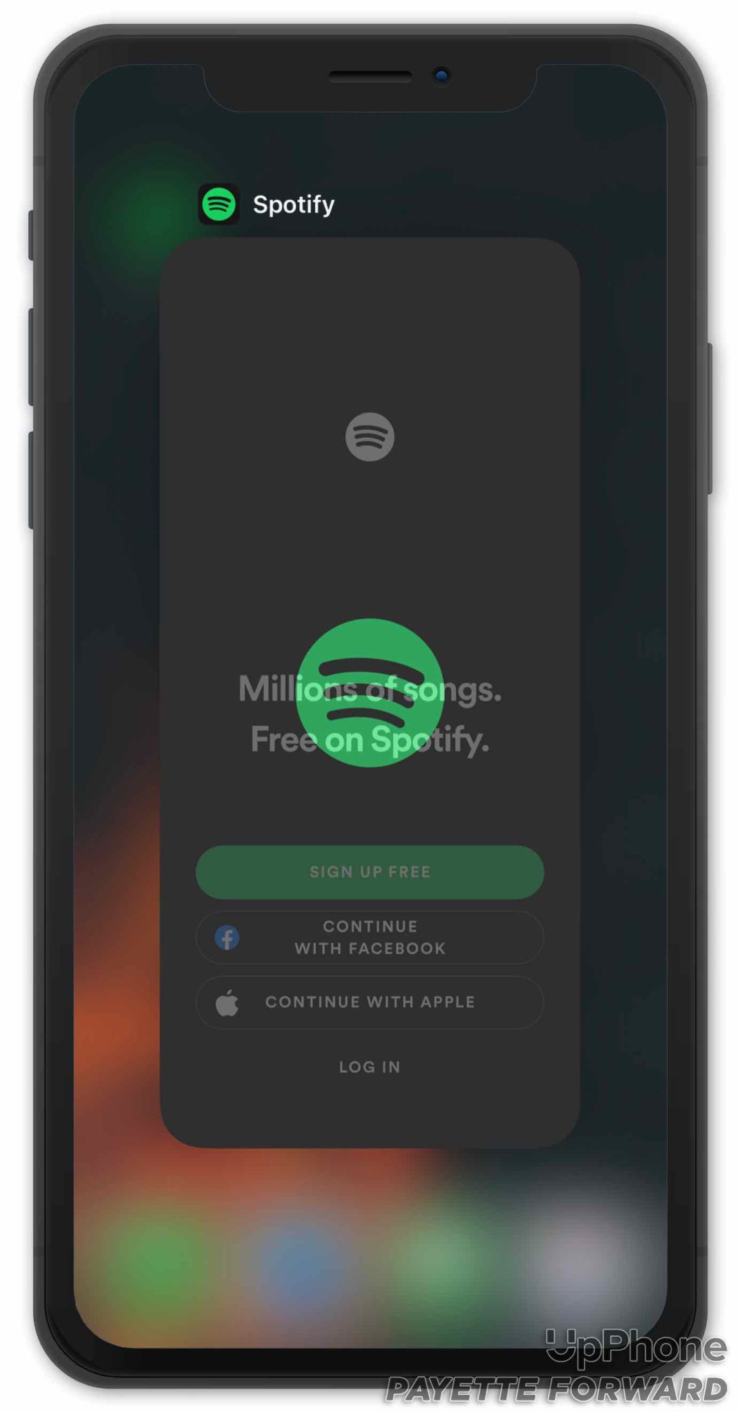 spotify app not working