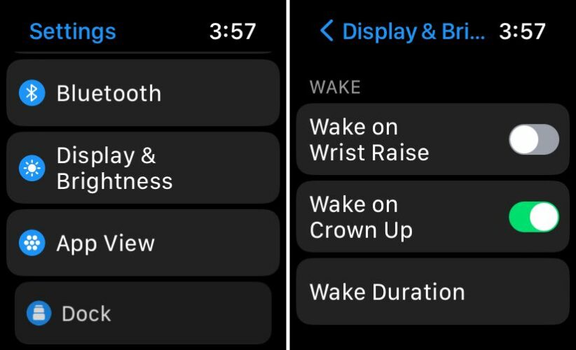 apple watch wake on wrist raise