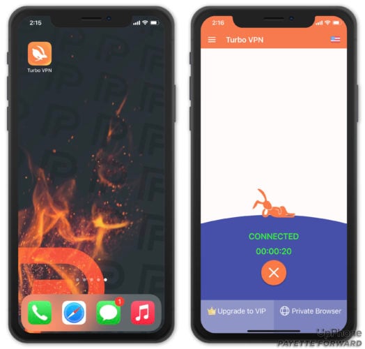 turbo vpn app on iphone