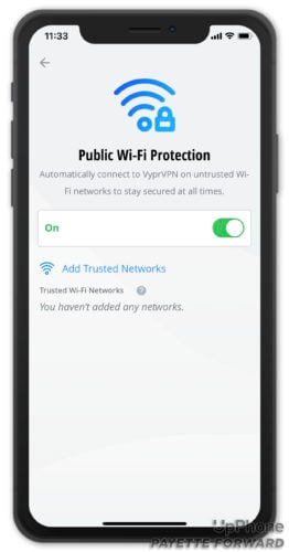 VyperVPN Public Wi-Fi protection