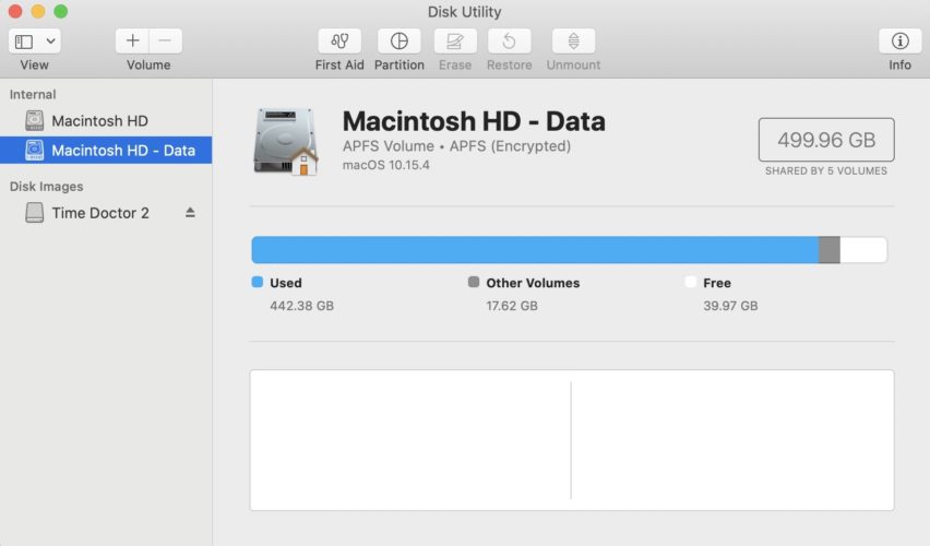 repair the mac disk