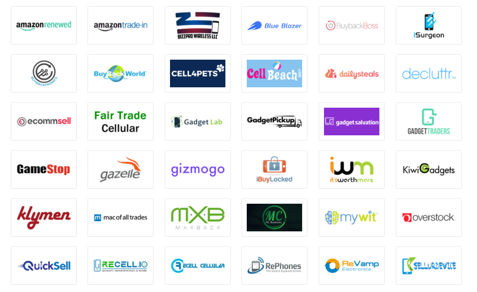 SellCell partnerships page