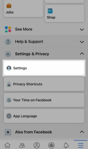 facebook settings and privacy