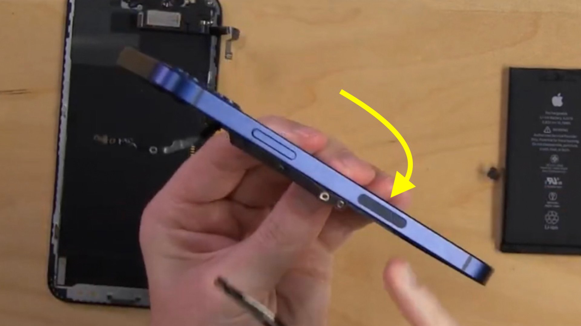 Why The iPhone 12 Has A Black Oval Indentation On The Side