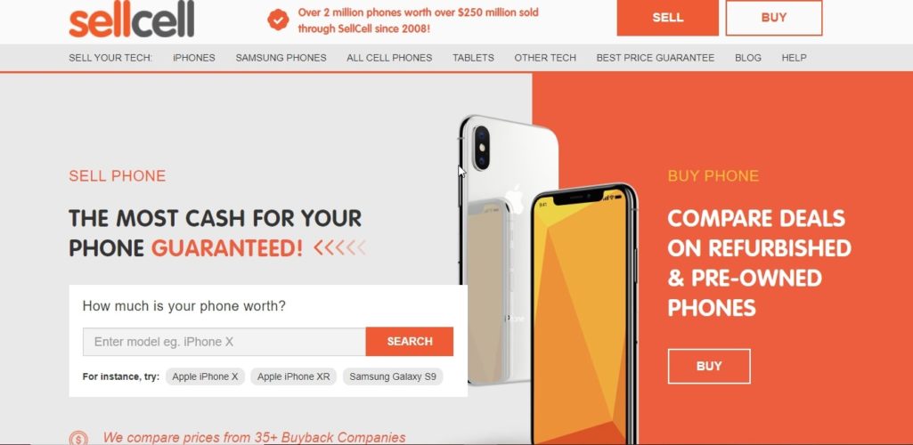 sellcell home page