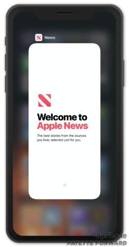 close apple news app