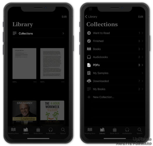 view pdfs in books app