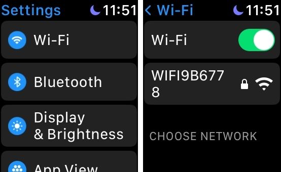 make sure apple watch is connected to wifi
