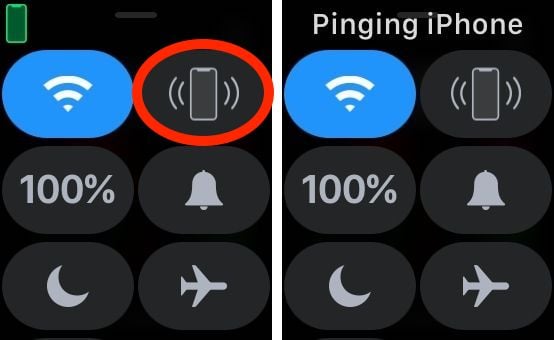 ping iphone using apple watch