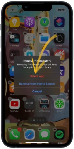Delete the Podcasts App