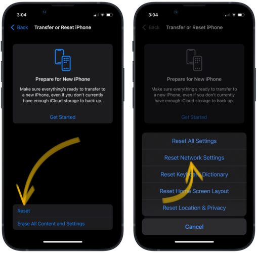 How To Reset Network Settings